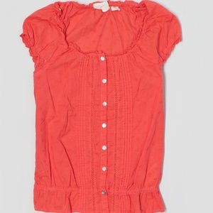 H&M L.O.G.G Short Sleeve Blouse